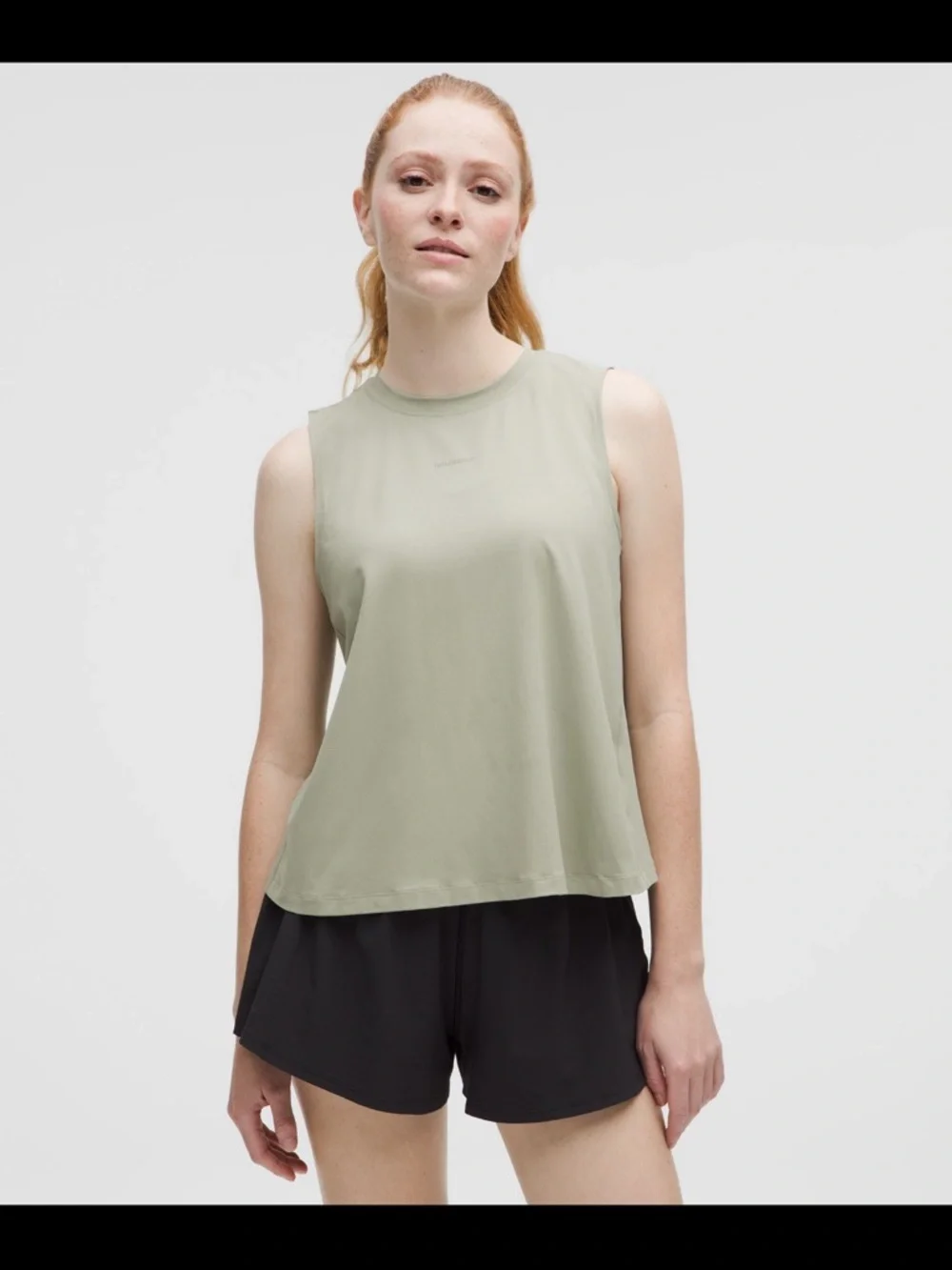 Lululemon Pace Crush Tank Fog Green Size S NWT